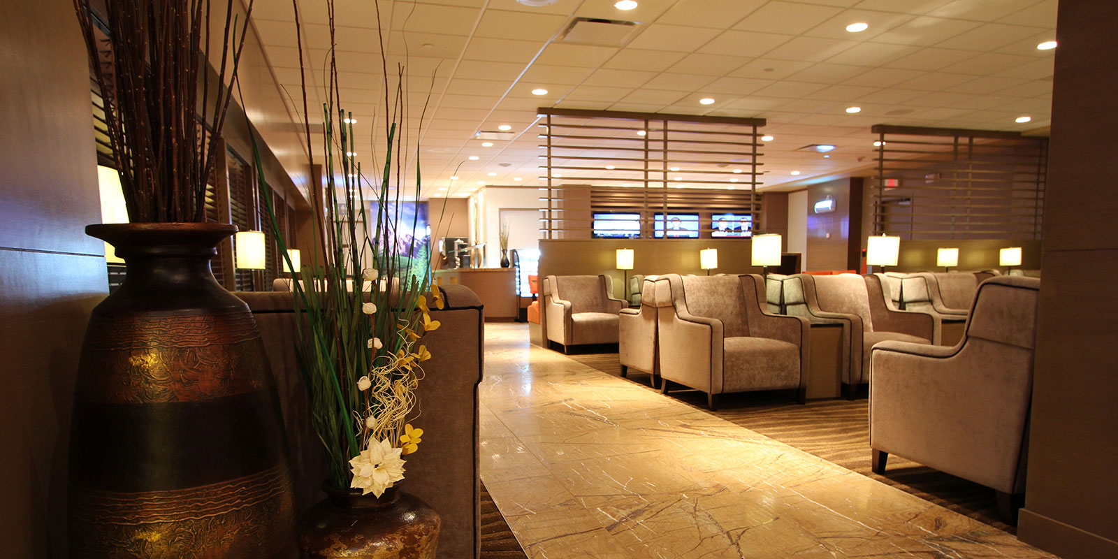 Plaza Premium Lounge YEG (Non-US Departures) — bar and food service